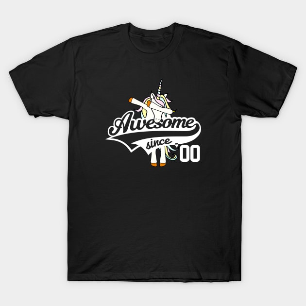 Awesome since 2000 T-Shirt by hoopoe